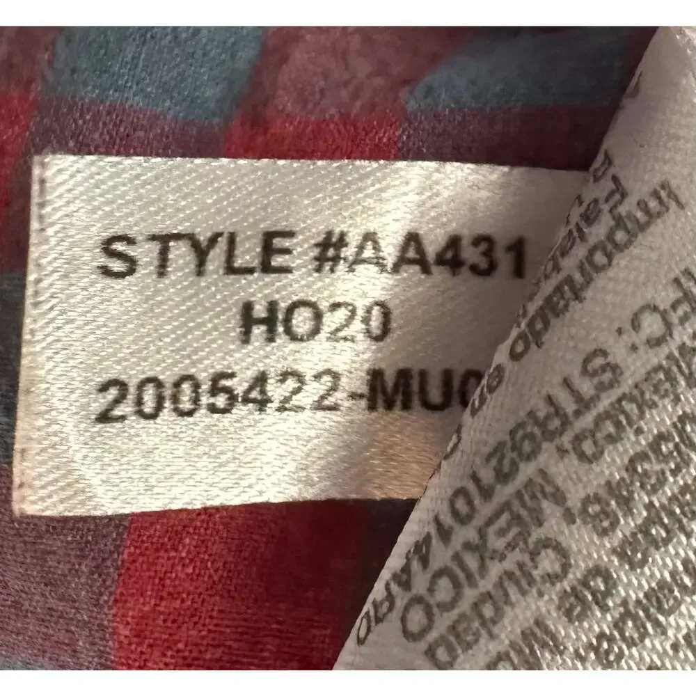 J. Crew Slim Untucked Stretch Secret Wash Shirt Seashore Red AA431 Size S
